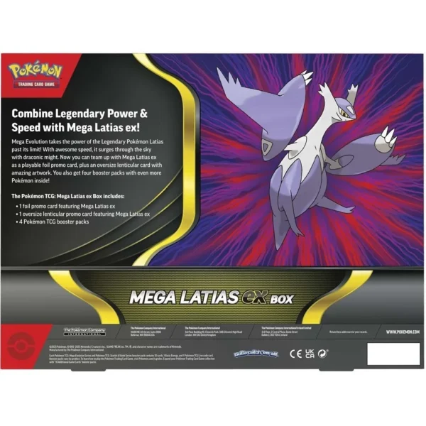 Pokémon TCG Mega Latias ex Box ingles 5 Pokémon TCG Mega Latias ex Box ingles