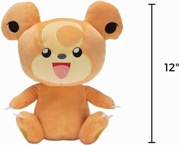 Pokemon Teddiursa Plush - Peluche de Pokémon de 13 Pokemon Teddiursa Plush - Peluche de Pokémon
