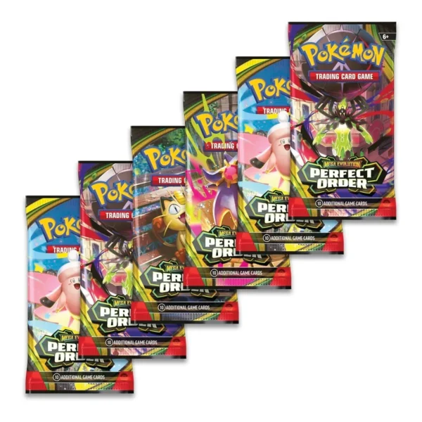Sobre Pokémon Perfect Order TCG Mega Evolution 3 Booster Bundle ESPAÑOL 1 Sobre Pokémon Perfect Order TCG Mega Evolution 3 Booster Bundle ESPAÑOL