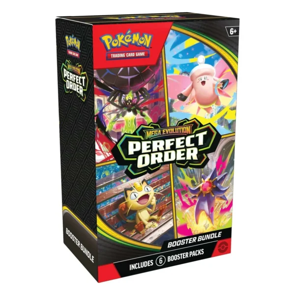 Sobre Pokémon Perfect Order TCG Mega Evolution 3 Booster Bundle ESPAÑOL Sobre Pokémon Perfect Order TCG Mega Evolution 3 Booster Bundle ESPAÑOL