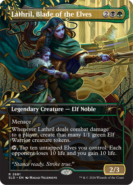 Magic: The gathering Secret Lair Drop Series: Their Magic Is Limitless (non foil edition)