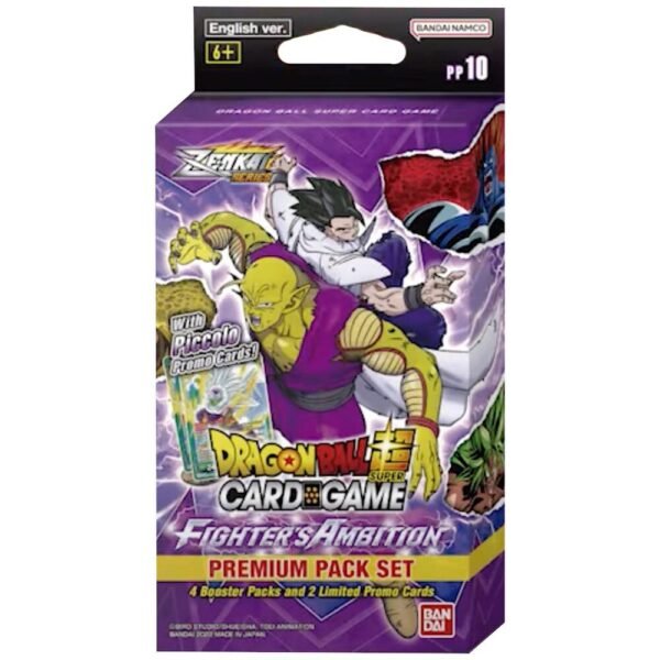 BANDAI NAMCO Entertainment Dragon Ball Super Trading Card Game Fighter's Ambition Premium Pack Set