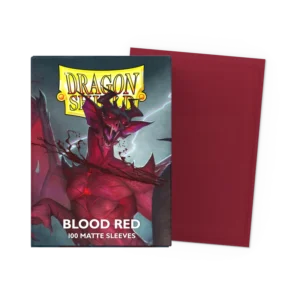 Dragon shield Blood Red - Matte Sleeves 100 ct