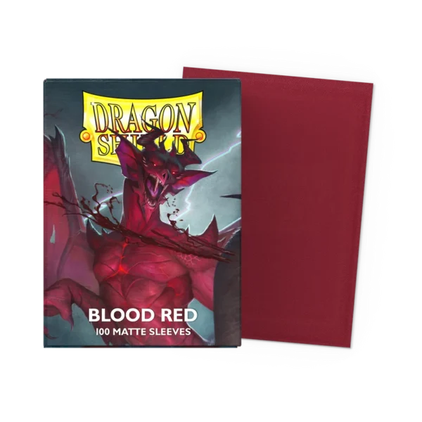 Dragon shield Blood Red - Matte Sleeves 100 ct