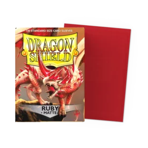 Dragon shield Ruby - Matte Sleeves 100 ct