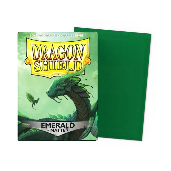 Dragon shield Emerald - Matte Sleeves 100 ct