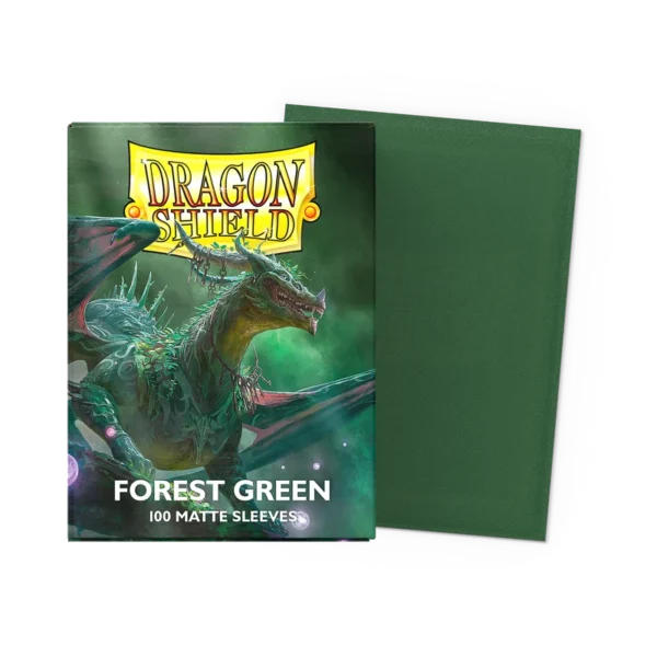 Dragon shield Forest Green - Matte Sleeves 100 ct