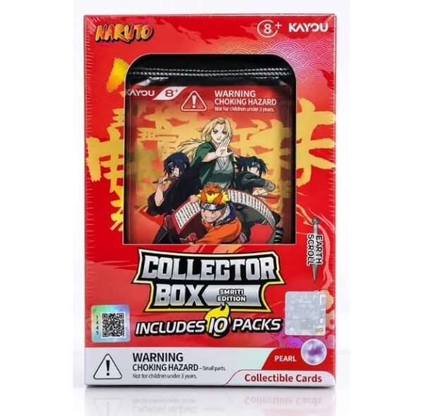 Naruto-Smriti Collectible Cards-Earth Scroll-Collector Box(10 Packs) 12 Naruto-Smriti Collectible Cards-Earth Scroll-Collector Box(10 Packs) (english)