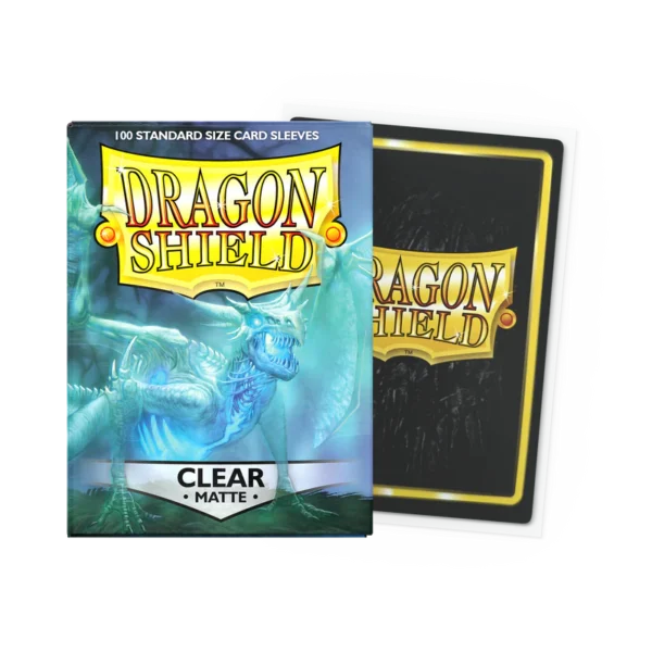 lear - Matte Sleeves Dragon shield Clear - Matte Sleeves 100 ct